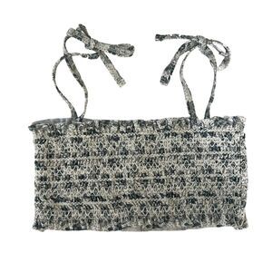 Rylee And Cru‎ Girls Floral Ruffle Crop Top Size 10-12y